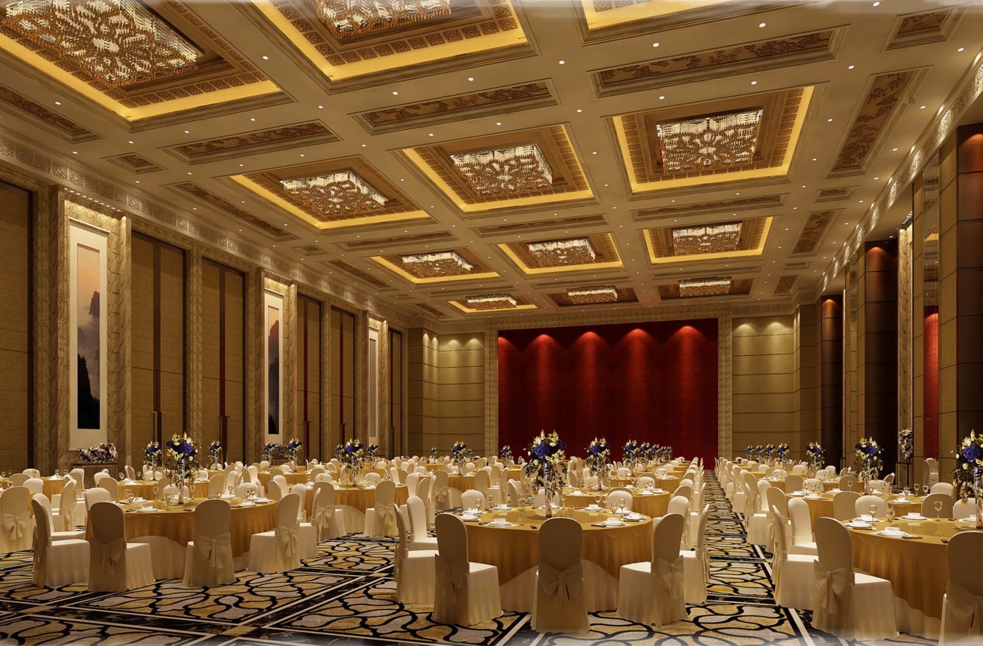 Jinan Luxury Blue Horizon Hotel Bagian luar foto