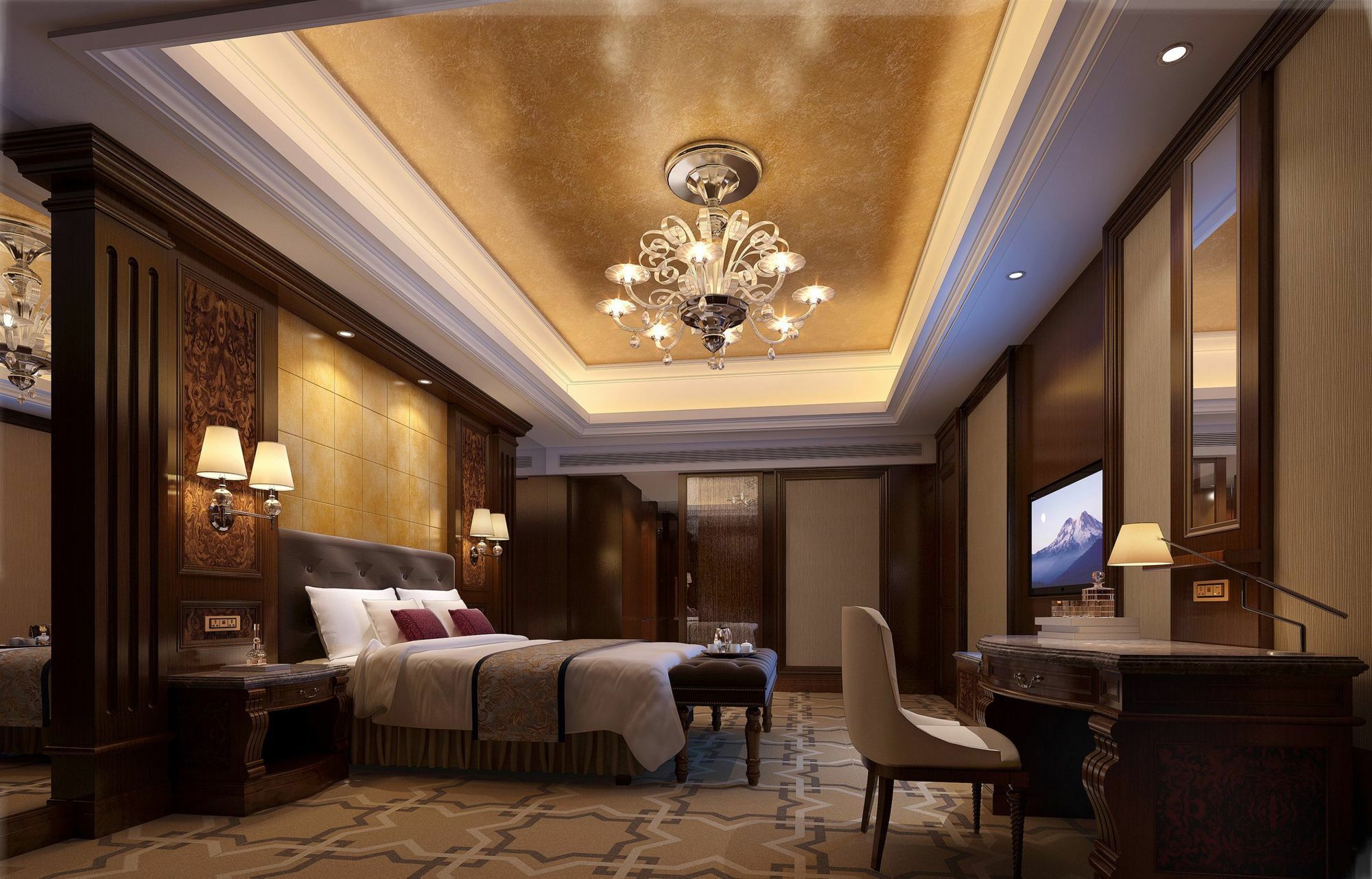 Jinan Luxury Blue Horizon Hotel Bagian luar foto